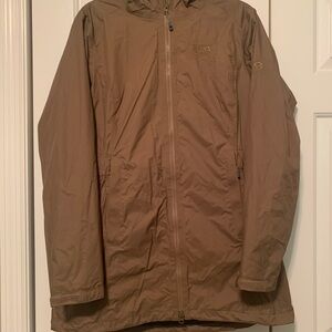 Mountain Hardwear Women’s Rain Jacket- Brown Size L